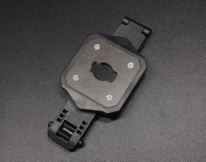 Double MOLLE Camera Mount for Axon Taser Body Camera 2, 3 and 4, Black (Single)