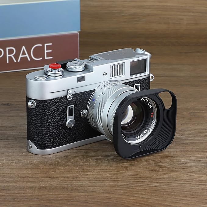 Haoge LH-ZV02P Lens Hood for Carl Zeiss Biogon T 2/35 35m m f2 ZM, C Biogon T 2.8/35 35mm f2.8 ZM, Planar T 2/50 50mm f2 ZM; Voigtlander NOKTON Classic 35mm f1.4 VM, 40mm f1.4 VM Hollow Out Designed
