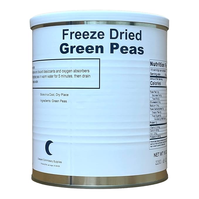 Freeze Dried Holiday Variety Long Term Food Storage and Emergency Preparedness Kits |Survival, Hunting & Emergency Food |25+ Year Shelf life | 6 Cans Per Case(2 Cans Biscuits and Gravy, 2 Cans Corn, 2