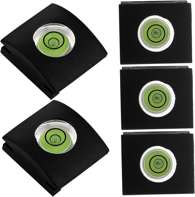 Camera Hot Shoe Protector Cover Spirit Level Plastic Hot Shoe Cover for DSLR and Flashlight Essential Accessory for Stable Photography