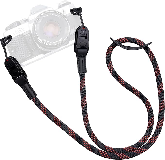 Camera Strap Rope,Quick Release Vintage Cute QD Nylon Neck Shoulder Straps for Photographers Film DSLR