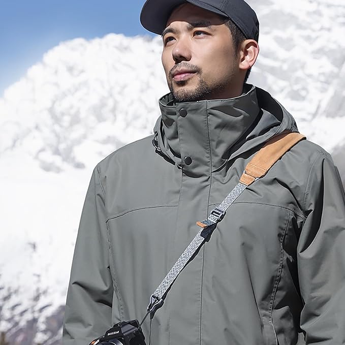 FALCAM Camera Shoulder Strap Pro, Grey -3145
