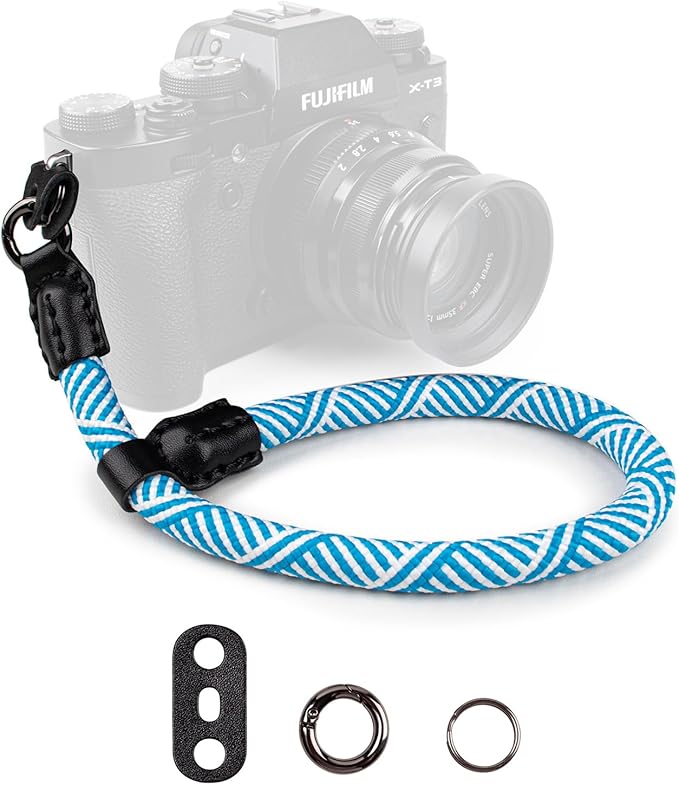 VOVMOEYA Rope Camera Wrist Strap,Camera Hand Strap Compatible with A6400 A6000 A7 IV,for Fujifilm X100V for Nikon Zf Z30 for Canon EOS R6 R7 R8 R10 Camera Wrist Straps for dslr