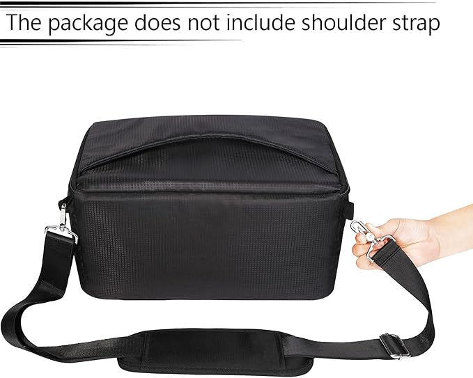 Waterproof Camera Case Bag Insert Partition PaddedAnti-shock Lens Pouch for SLR SLR Canon Nikon Sony Camera Lens and Accessories (Large)