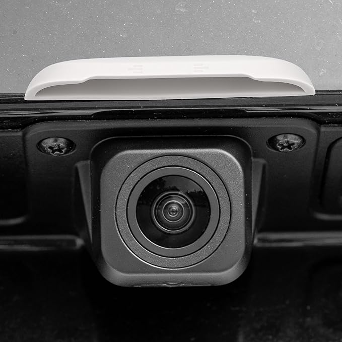 Backup Camera Rain Cover, All-Weather Soft Silicone Rear View Car Camera Rain Guard Universal Fit Anti Protection for Vehicle Reversing Cameras (White)