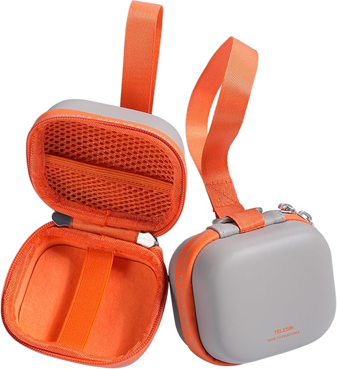 AuyKoo Carrying Case for DJI Osmo Action 6 Accessories, Waterproof Hard Carrying Bag for Camera Batteries Filter Mount, DJI Osmo Case Hard Shell Action Camera Bag
