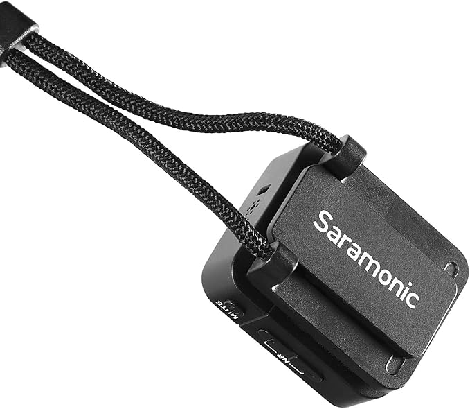 Saramonic SR-MC8 | Adjustable Lanyard Holder for 2.4GHz Clip-On Mic Transmitters; Blink500 ProX & Pro, Blink100, Blink 900 & Many More