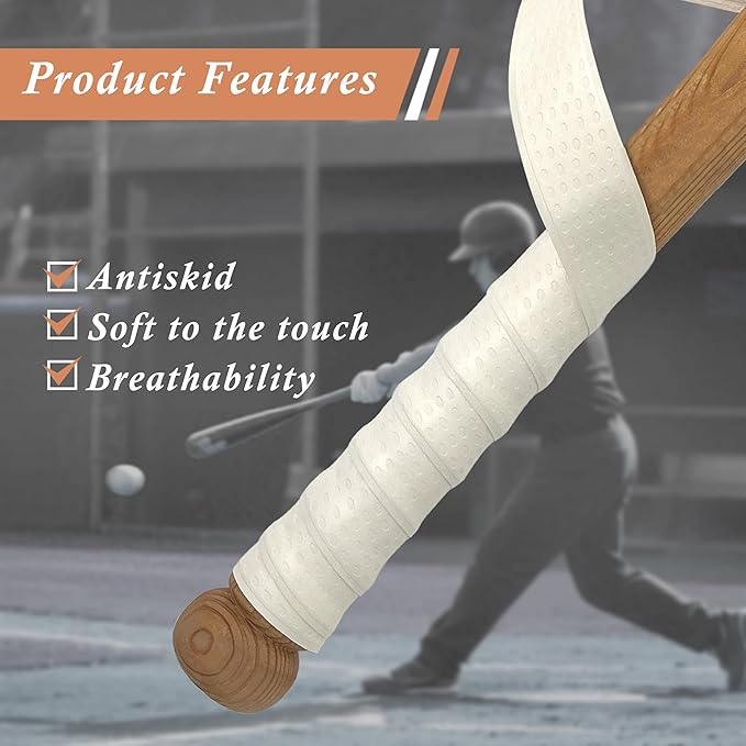Bat Grip for Baseball & Softball, Precut Bat Tape – Wrap Your Bat