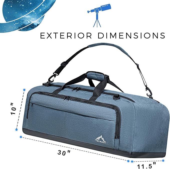 Shock-Absorbent Telescope Bag–Multipurpose Telescope Carrying Case with Adjustable Shoulder Strap and Storage & Carrying Case for Accessories for Celestron
