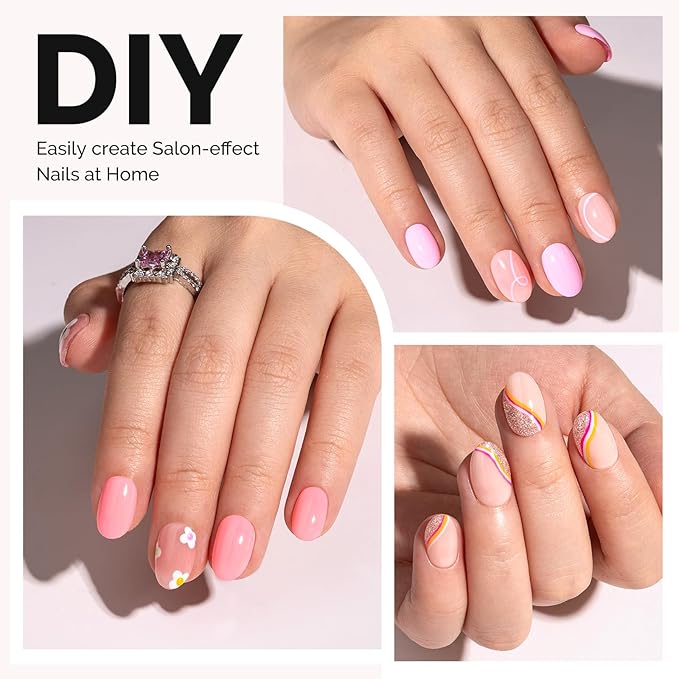 MelodySusie Short Oval Round Almond X Nail Tips - 300Pcs 15 Sizes Clear Acrylic,Half Matte Full Cover Press on Nails for DIY Extension & Salon Use, Pre-Shaped for Long-Lasting Manicure