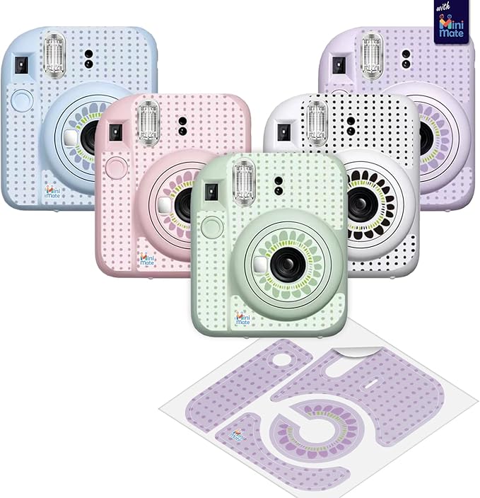 Fujifilm Instax Mini 12 Instant Camera Mint Green + Carrying Case + Fuji Instax Film Value Pack (40 Sheets) Accessories Bundle, Color Filters, Photo Album, Assorted Frames