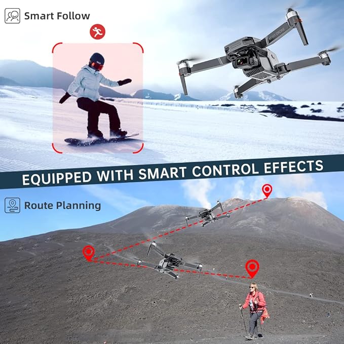 X-Verse KF101MAXS Drones with Camera for Adults 4K EIS, 5KM RC Distance, 3-Axis Gimbal, Professional Drone with Brushless Motor, Digital GPS Transmission Quadcopter (2 Batteries for 60min Max Flight Time)