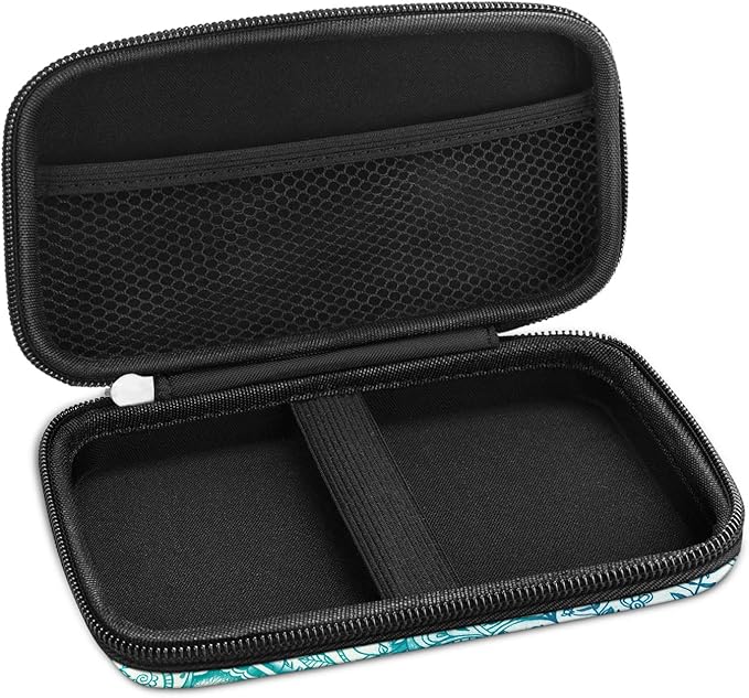 FINTIE Case for HP Sprocket Select/Sprocket Plus Smartphone Printer, Canon Ivy Mini/CLIQ 2/CLIQ+2 Instant Camera - Shockproof Hard Shell Carrying Case, Emerald Illusions