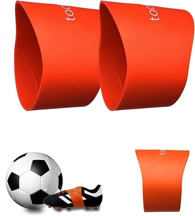 Tactia Soccer Lace Bands Youth – Premium Silicone – Lace Cover for Soccer Cleats, Soccer Shoe Lace Bands (1 Pair)
