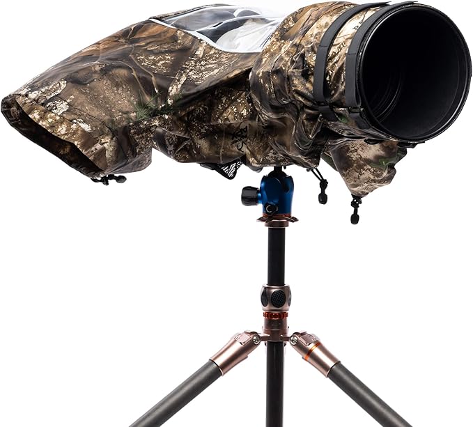Think Tank Hydrophobia D 300-600 V3.0 Camera Rain Cover for DSLR and Mirrorless Cameras with 300-600mm Lens (Realtree APX Camouflage)