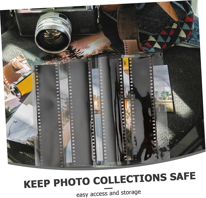 10pcs Archival Photo Sleeves Negative Sleeves for Film Dry Erase Pockets Heavy Duty Protectors