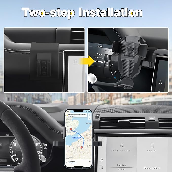 Car Phone Holder for 2023-2025 Land Rover Defender Auto Accessories,Adjustable Defender Air Vent Mount Holder,Defender Cell Phone Mount Cradles Ultra Stable Phone Stand
