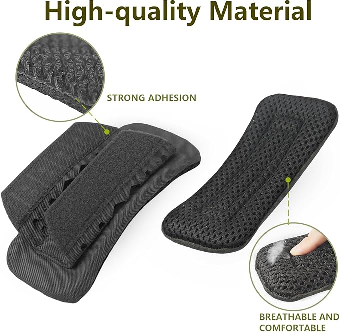 Archerest 2 Pack Tactical Plate Carrier Shoulder Pads, Soft Vest Shoulder Strap Cushion, Mesh Breathable Strap Pad for Backpack