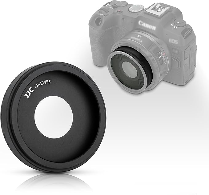 Lens Hood for Canon RF 28mm f/2.8 STM Lens, RF 28mm Lens Hood, Lens Hood Replace Canon EW-55 Hood, Compatible with 55mm Filters and 55mm Lens Cap