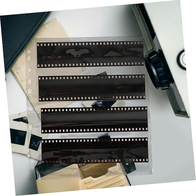 Mipcase 10Pcs Heavy Duty Film Negative Sleeves Document Protectors for Archival Photo Storage Easy Organization and Reliable Protection for Negatives