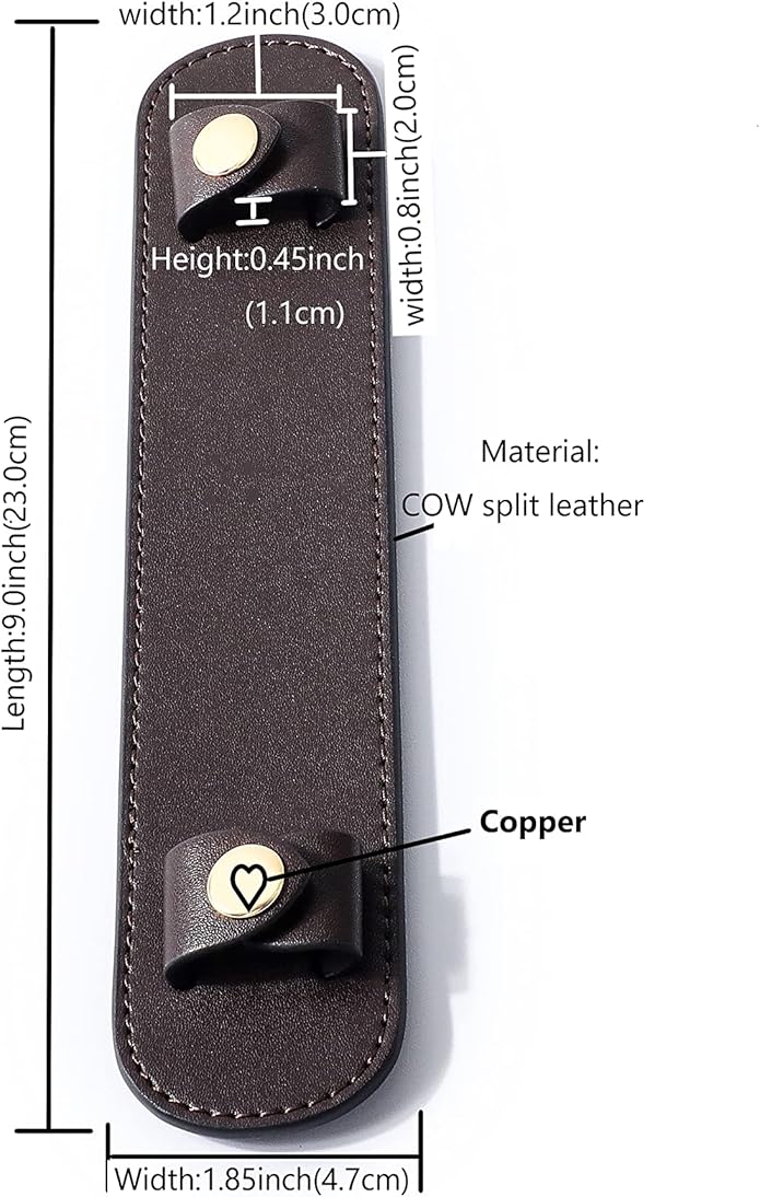 GOXTECH Leather Shoulder Strap Pad for Designer Trendy Bags