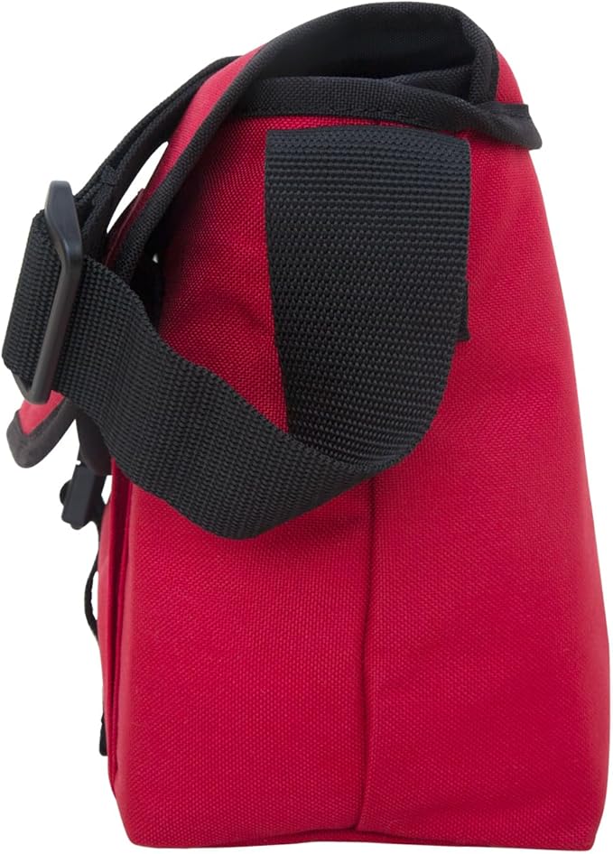 Manhattan Portage Aperture Camera Bag Water-Resistant DSLR & Tech Crossbody with Removable Padded Insert (Red)