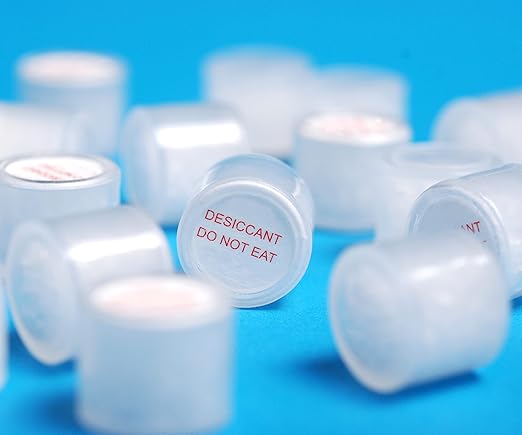 0.5 Gram 800 Pack Silica Gel Canister, Silica Gel Capsules, Silica Gel Packets, Moisture Absorbers for Food Storage, Food Grade Desiccant Dehumidifiers
