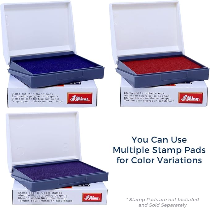 Texas Notary Supply Package, Notary Supply TX, Kit Includes Official Round Notary Stamp, Notarial Record Book and Acknowledgement Stamp, Wood Handle Rubber Stampers, Uses Separate Pad