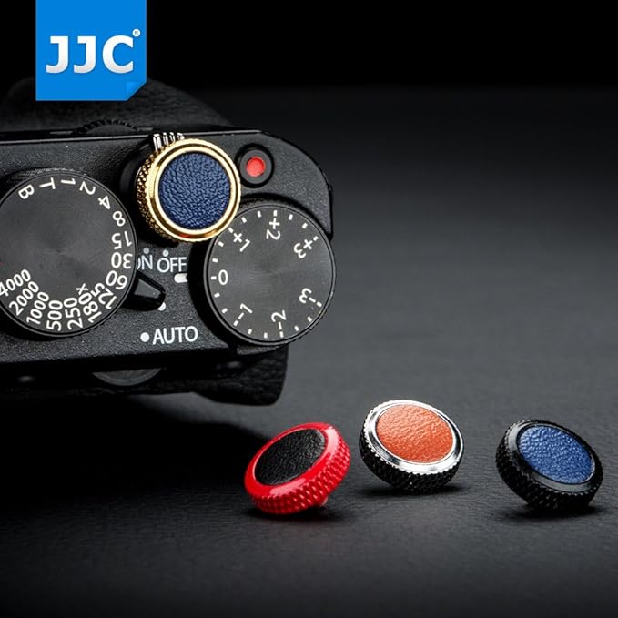 Soft Shutter Release Button Cap for Fujifilm XT30III X-M5 X Half X100VI X-T5 X-T30 II XT30 XT3 X100F X-Pro2 X-Pro1 XT2 X-E5 X-E3 X-E2S XT20 X-T10 X100S GFX100RF RX10 IV III II RX1RII RX1R RX1/GR Black