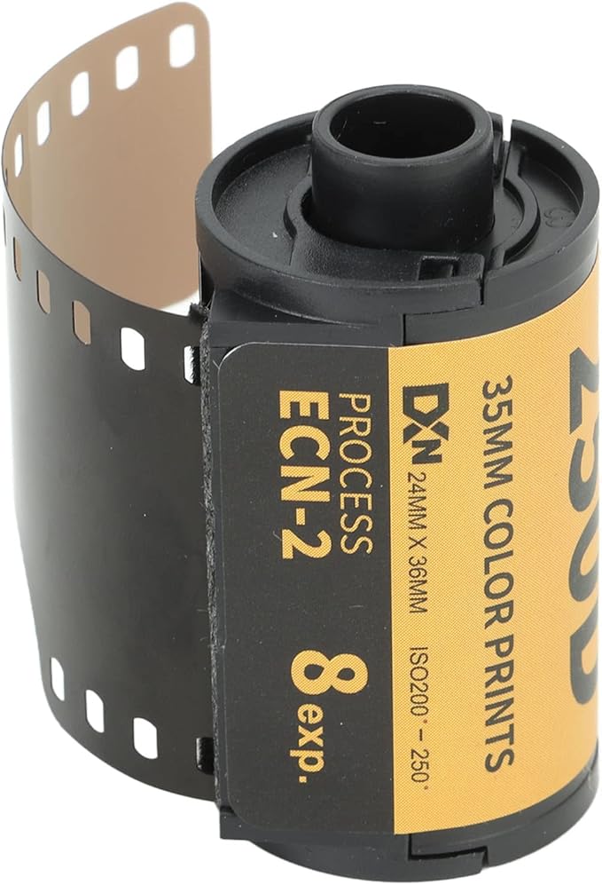 35mm Color Print Film, 35mm Film Colour Wide Exposure Range ECN 2 Film Roll Camera Film for 135 Camera (8 Sheet)