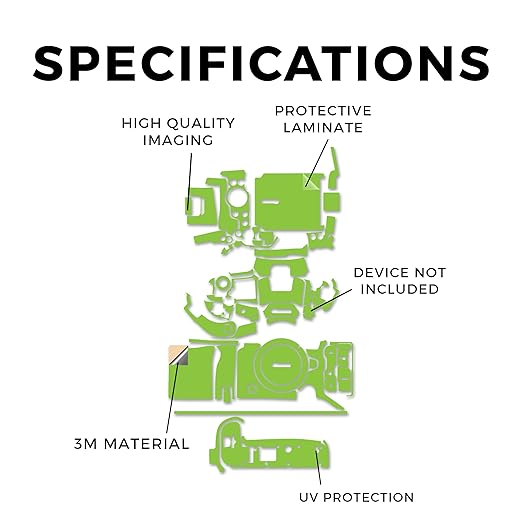 Camera Skin Compatible with Canon EOS R5 Mark II (2023) - Solid Lime Green - Premium 3M Vinyl Protective Wrap Decal Cover - Easy to Apply | Crafted in The USA by MightySkins
