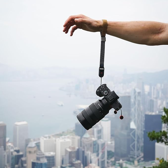 Peak Design Cuff Camera Wrist Strap, Compatible with DSLR, Compact and Point-and-Shoot Cameras, Low Profile, Quick Release