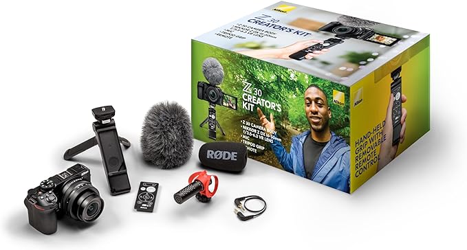 Nikon Z 30 Compact and Lightweight Mirrorless Camera with NIKKOR 16-50mm Lens with Creator's Kit