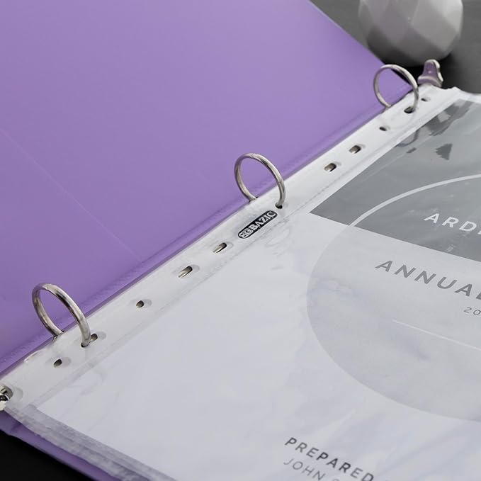 BAZIC Products Sheet Protectors Economy, Fit 8.5x11 Inch Paper, 11 Hole Clear Plastic Sleeves Ring Binder Sheets, Archival Safe (20/Pack), 1-Pack