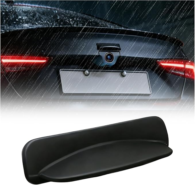 Upgraded Backup Camera Rain Shield for Car,Extended Car Back Up Camera Rain Cover for Blocking Rains Water,Silicone Rear View Backup Cameras Cover with Adhesive Backing