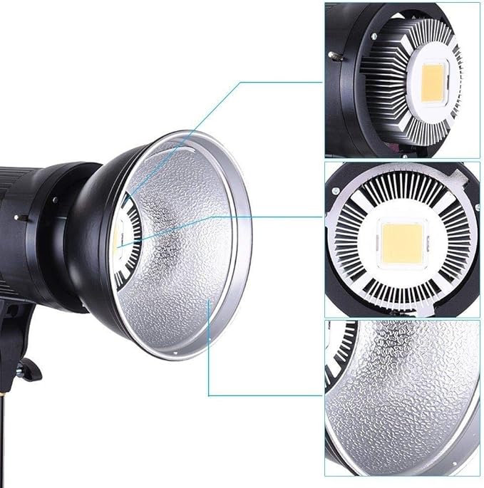Godox SL-60W Kit with Softbox and 2.8M Stainless Steel Light Stand LED Video Light 5600K Studio Continuous Lamp Bowens Mount Wirelessly Adjust Photo Lights for YouTube, Wedding, Outdoor Shooting