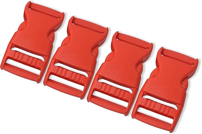 Buckles for Straps Set of 4 Pcs Plastic Buckle Clip Quick Side Release Plastic Fastener