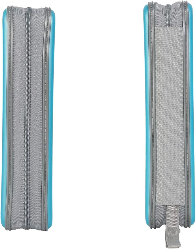UENTIP CD Holder,96 Capacity CD Case Holder Portable CD Organizer Wallet Protective DVD Storage (96, skyblue)