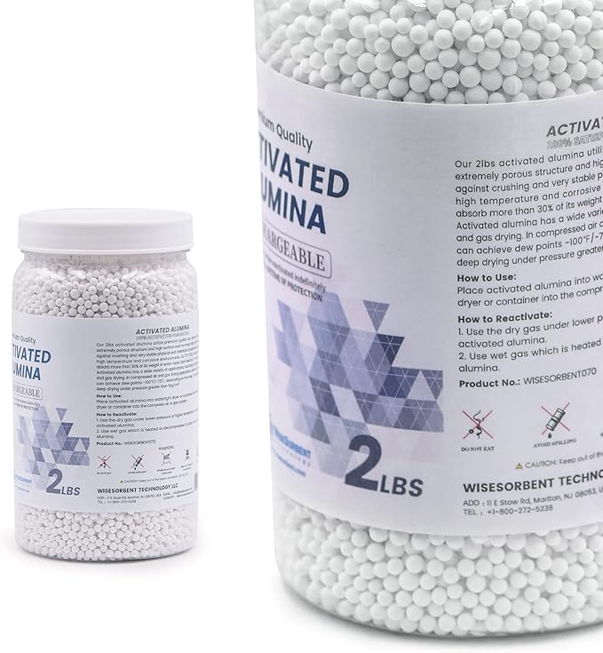 12 LBS Activated Alumina, Alumina Desiccant Great for Filament Drying, Reusable Dessicant Dehumidifiers Desiccant Moisture Absorber Prevent Wet Filament