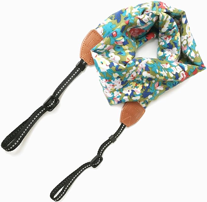 Alled Camera Neck Shoulder Belt Strap, Chevron Scarf Vintage Print Soft Coloful Camera Straps for Women/Men for DSLR/SLR/Nikon/Canon/Sony/Olympus/Samsung/Pentax ETC