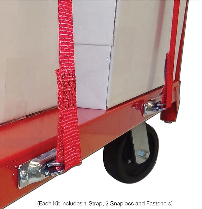 SNAPLOCS CART Strap Anchor KIT with 2" x16' CAM for Platform Trucks