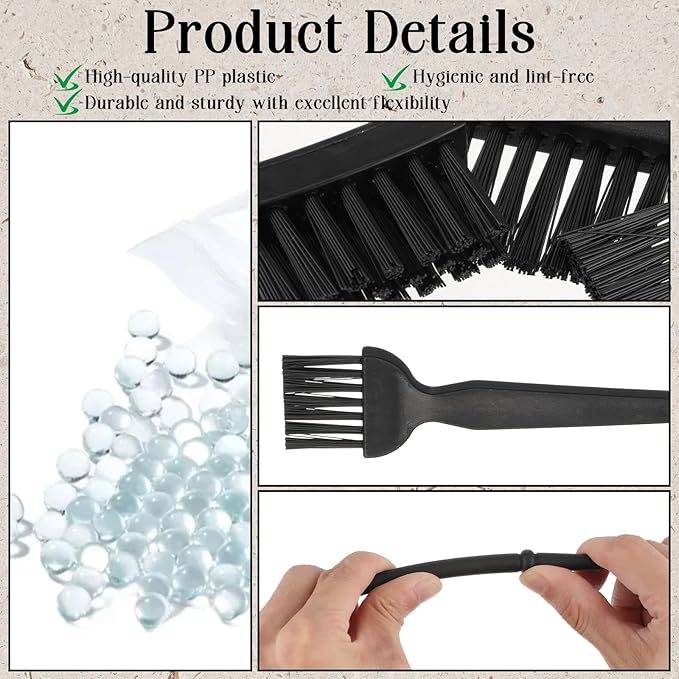 6 Pack Small Cleaning Brush Set Anti Static Small Cleaning Brushes for Tight Spaces, Electronics, Computer Keyboards, Laptops, Sewing Machines, and More