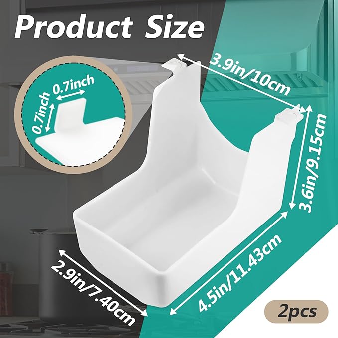 2 Pcs 99110437 Range Hood Light Lens Cover Fit for 41000 40000 42000 45000 BP43 S99110437 99110437 Series Range Hood Models, White and Doesn't Yellow Easily