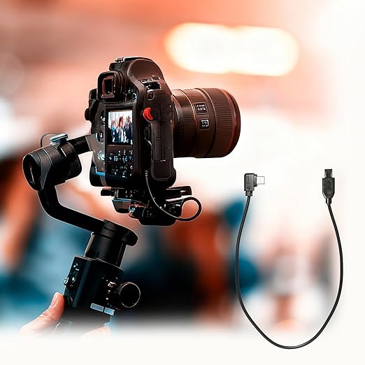 CASYDYEN Camera Shutter Release Cable USB-C to Multi-USB for DJI Ronin-SC/RS2/RSC2/RS3/RS3 Pro/PS3 Mini/RS4/RS4 Pro Stabilizer,for SN A6400 A6600 A7R4 A7R5 A7S3 A7M4 Camera RSS Control Cable 30C
