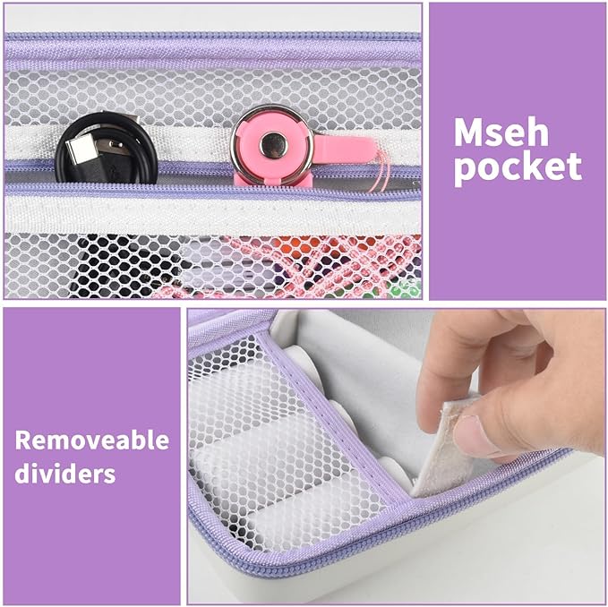 Grapsa Case Compatible with ESOXOFFORE for Dylanto for Anchioo for WEEFUN for GKTZ for Amzelas for Mafiti Instant Print Camera for Kids, Film Camera Storage Holder Organizer Bag (Box Only)- White