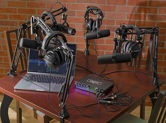 MOTU M6 6x4 USB-C Audio Interface with Studio-Quality Sound