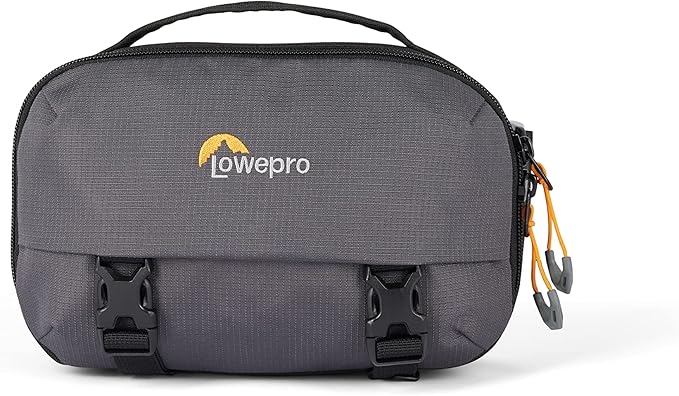 Lowepro Trekker Lite Hp 100, Compact Camera Backpack with Tablet Pocket, Camera Bag for Crop-Sensor Mirrorless, Ultracinch Compression System, Grey