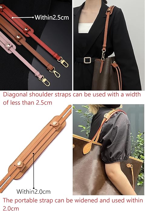GOXTECH Leather Shoulder Strap Pad for Designer Trendy Bags