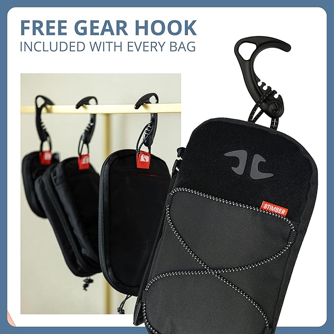 8TIMBER Organizer Bag - 1L Interior Travel Storage for Pencils, Chargers and Accessories