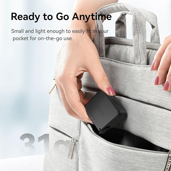 ULANZI LM18 Mini LED Action Camera Vlogging Light Video Light Waterproof Photography Magnetic Fill Lighting for DJI Osmo Action 3/4/5 Camera Cage Accessories and Osmo Pocket 3/4Accessories
